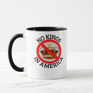 Geen Koningen In Amerika Patriotische Stijl Mok