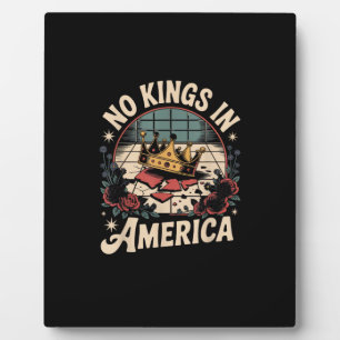 Geen Koningen In Amerika Retro Klassieker Fotoplaat