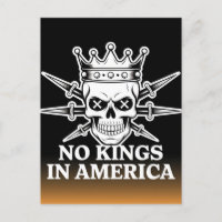 Geen koningen in Amerika, schedel en zwaarden
