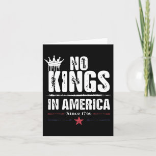 Geen koningen in Amerika sinds 1766 Kaart