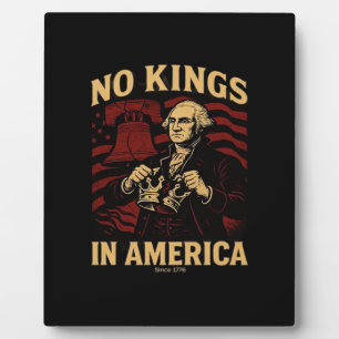 Geen Koningen In Amerika Sinds 1776 Anti-Donald Tr Fotoplaat