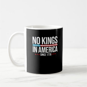 Geen Koningen In Amerika Sinds 1776 Artistieke Gra Koffiemok