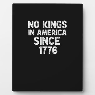 Geen Koningen In Amerika Sinds 1776 Democraten Pat Fotoplaat