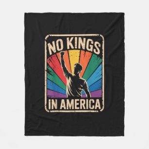 Geen Koningen In Amerika Sinds 1776 Patriotische S Fleece Deken