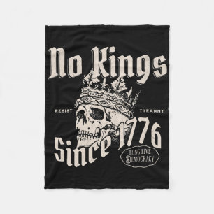 Geen koningen in Amerika sinds 1776 Patriotistisch Fleece Deken