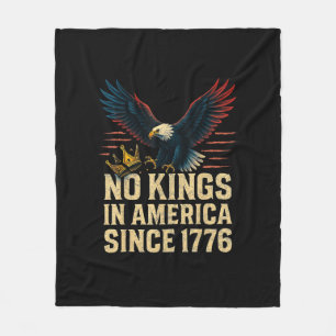 Geen Koningen In Amerika Sinds 1776 Patriottisch Fleece Deken