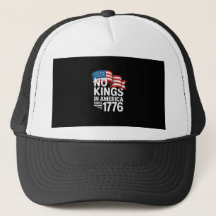 Geen Koningen In Amerika Sinds 1776 Protest Creati Trucker Pet