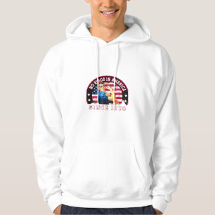 Geen Koningen In Amerika Sinds 1776 USA Vlag Save Hoodie