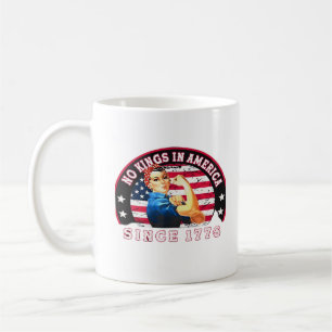 Geen Koningen In Amerika Sinds 1776 USA Vlag Save Koffiemok