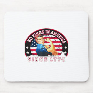 Geen Koningen In Amerika Sinds 1776 USA Vlag Save  Muismat