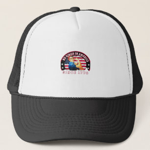 Geen Koningen In Amerika Sinds 1776 USA Vlag Save Trucker Pet