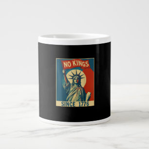 Geen Koningen In Amerika Sinds 1776 Vintage Coole  Extra Grote Beker