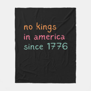 Geen Koningen In Amerika Sinds 1776 Vrijheid Anti Fleece Deken