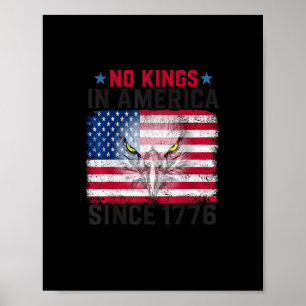 Geen Koningen In Amerika Sinds 1776 Vrijheid Creat Poster
