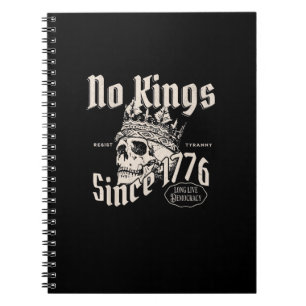 Geen Koningen In Amerika Sinds 1776 Vrijheid Geest Notitieboek