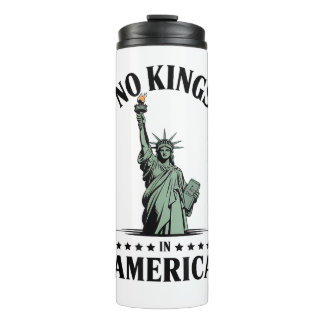 Geen Koningen in Amerika Standbeeld van de Vrijhei Thermosbeker