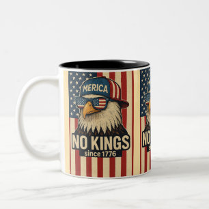 Geen koningen in Amerika Tweekleurige Koffiemok