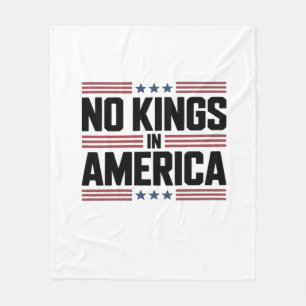Geen Koningen In Amerika USA Creatieve Stijl Fleece Deken