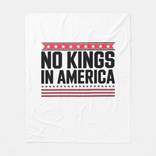 Geen Koningen In Amerika USA Krachtig Ontwerp Fleece Deken