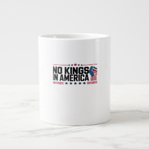 Geen Koningen In Amerika USA Patriotische Stijl Extra Grote Beker
