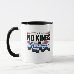 Geen Koningen In Amerika USA Retro Klassieker Mok
