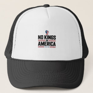 Geen Koningen In Amerika USA Retro Klassieker Trucker Pet