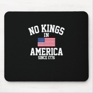 Geen Koningen In Amerika USA Vlag Retro Coole Stij Muismat