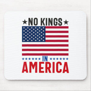 Geen koningen in Amerika Vlag Protest Save Democra Muismat
