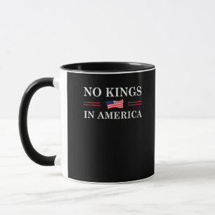 Geen Koningen In Amerika Vrijheid Geen Koning Leef Mok