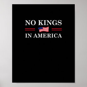 Geen Koningen In Amerika Vrijheid Geen Koning Leef Poster