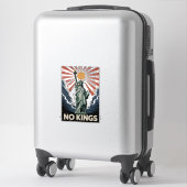 Geen koningen in Amerika Vrijheid Status USA Democ Sticker (Koffer)