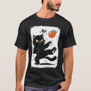 Geen koningen in Amerika wij de mensen zwarte kat T-shirt