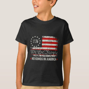 Geen koningen in Amerika wij, de politieke Mannen T-shirt