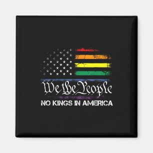 Geen koningen in Amerika, wij dragen de politieke  Magneet