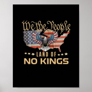Geen Koningen In Amerika Wij Het Volk Creatieve St Poster