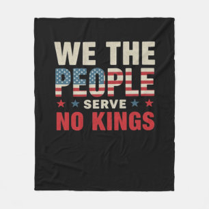 Geen Koningen In Amerika Wij Het Volk Klassiek Fleece Deken
