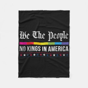  geen koningen in Amerika wij het volk Patrioti Fleece Deken