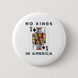 Geen Koningen In Amerika Wij Het Volk Politieke Cr Ronde Button 5,7 Cm