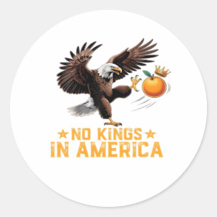 Geen Koningen In Amerika Wij Het Volk Politieke Re Ronde Sticker