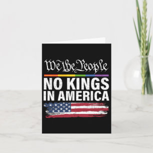 Geen koningen in Amerika wij het volk politieke Sh Kaart