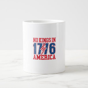Geen Koningen In Amerika Wij Het Volk Vintage Extra Grote Beker