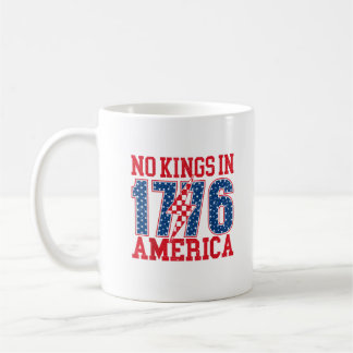 Geen Koningen In Amerika Wij Het Volk Vintage Koffiemok