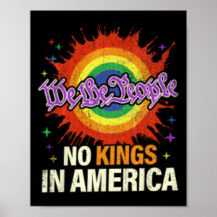 Geen koningen in Amerika, wij zijn het politieke V Poster