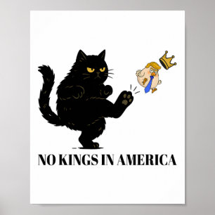 Geen koningen in Amerika, wij zijn het politieke v Poster