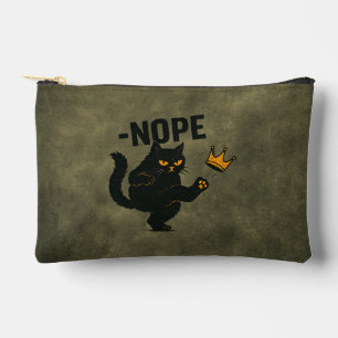 Geen koningen in Amerika Zwarte kat Grappig Kickin Etui