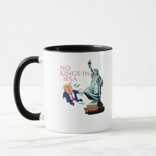 Geen Koningen In USA-standbeeld van het eruit scho Mok