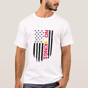 Geen Koningen – Krachtig Minimalistisch Typografie T-shirt
