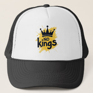 Geen Koningen – Macht aan het Volk Design Trucker Pet