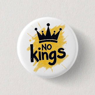Geen Koningen – Macht aan het Volk-ontwerp Ronde Button 3,2 Cm