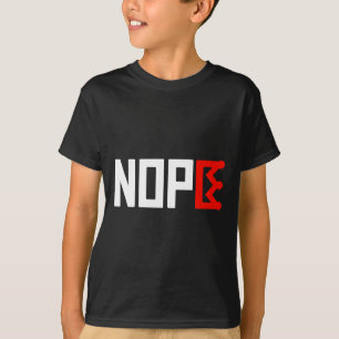 Geen koningen protestbord horizontaal t-shirt